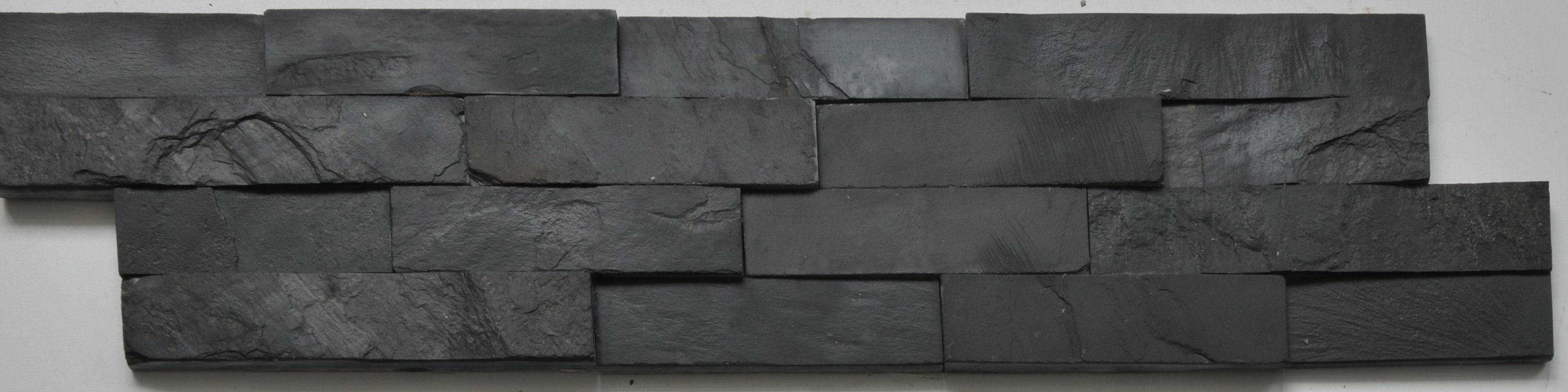 Split Face Natural Black Slate Tiles All